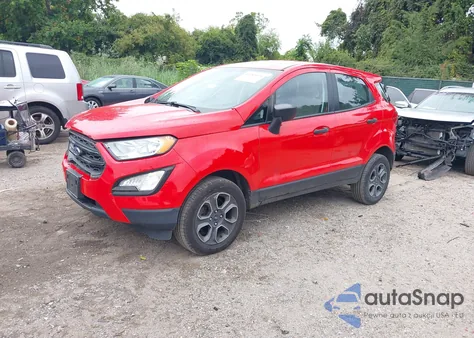 2020 Ford Ecosport S from USA, damaged, VIN MAJ6S3FL8LC361296
